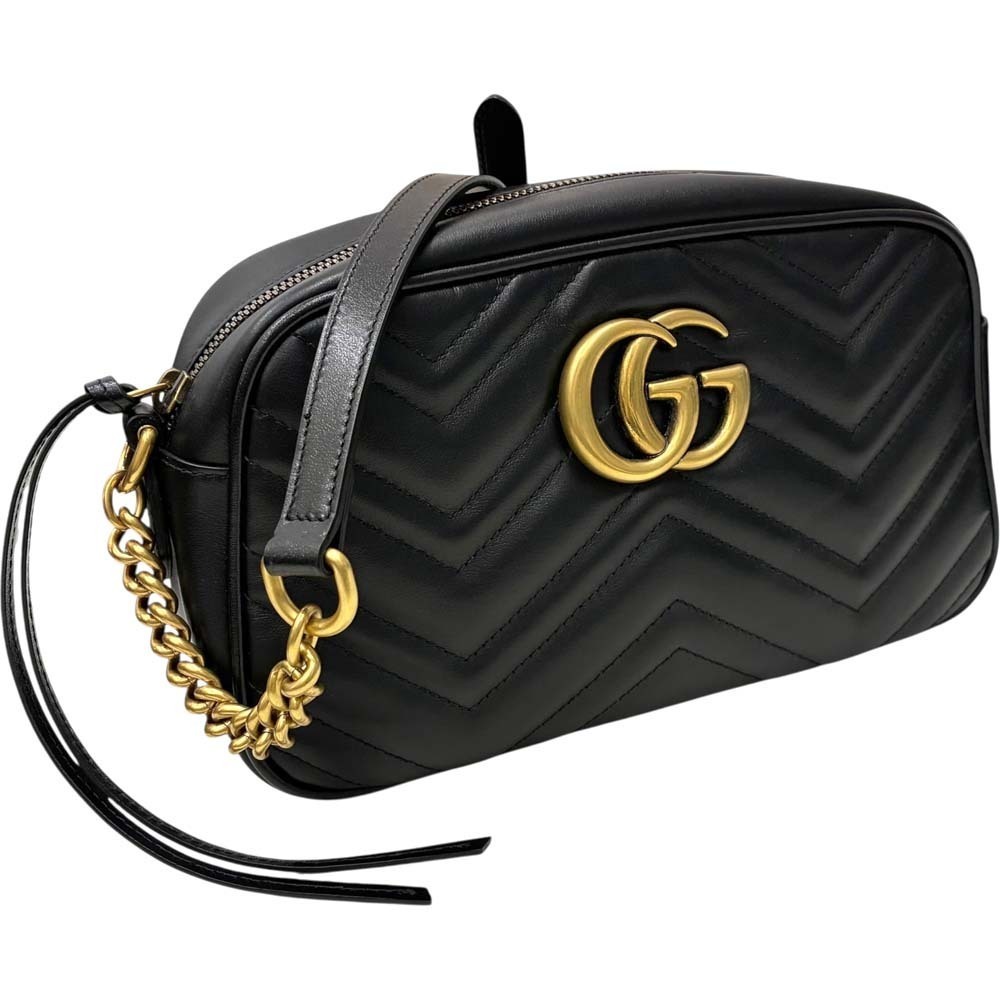 Gucci GG Marmont Camera Bag Black Shoulder Crossbody